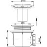 Сифон ALCAPLAST A49K Mat для душевого поддона, металл LUX